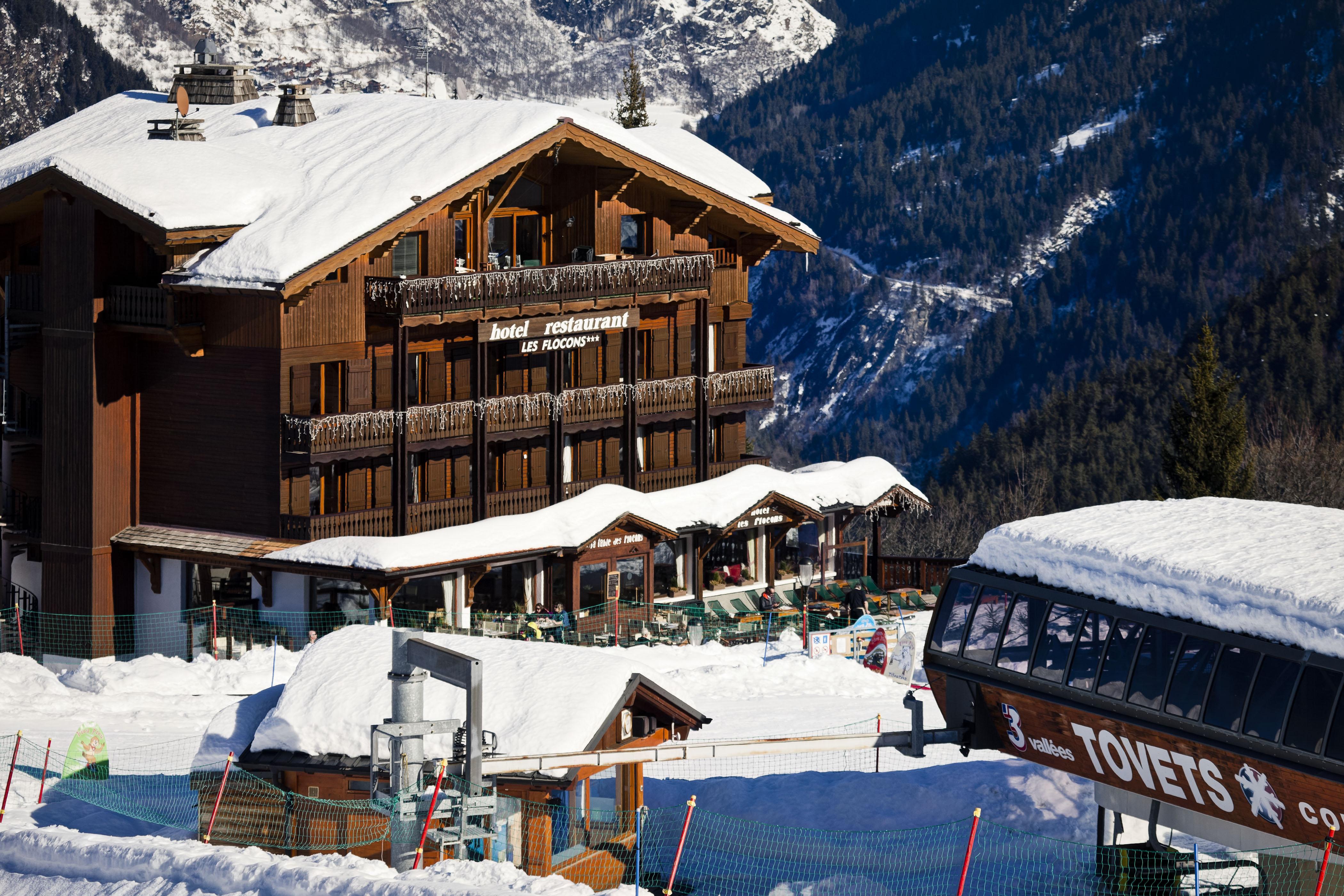 Hotel Les Flocons Courchevel Exteriör bild